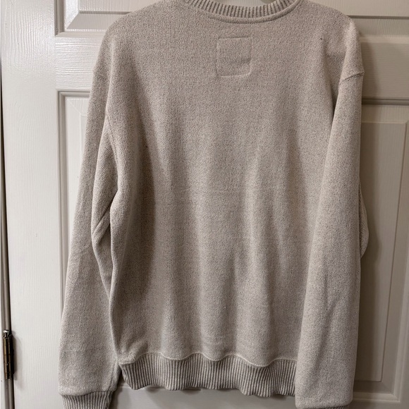 Myrtle Beach Beige and Brown Crewneck Sweatshirt - Picture 5 of 5